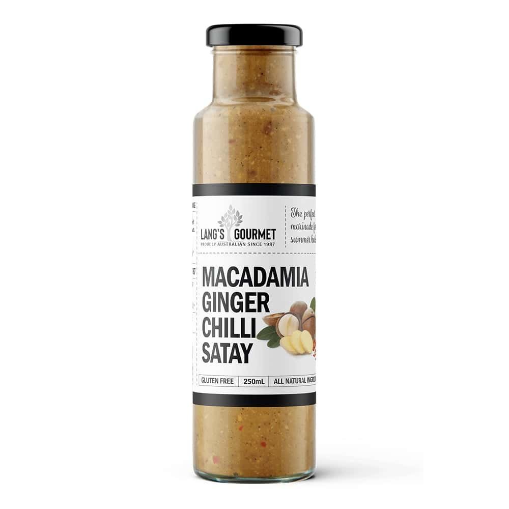 Macadamia Chilli Ginger Satay Sauce