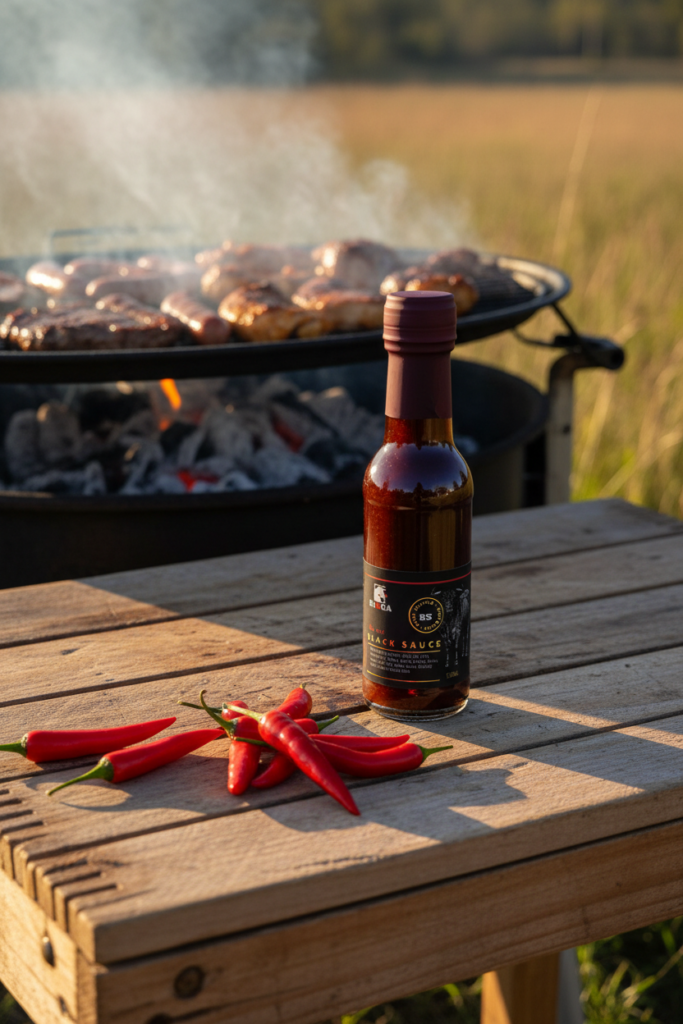 Ringa  Hot Original Black Sauce